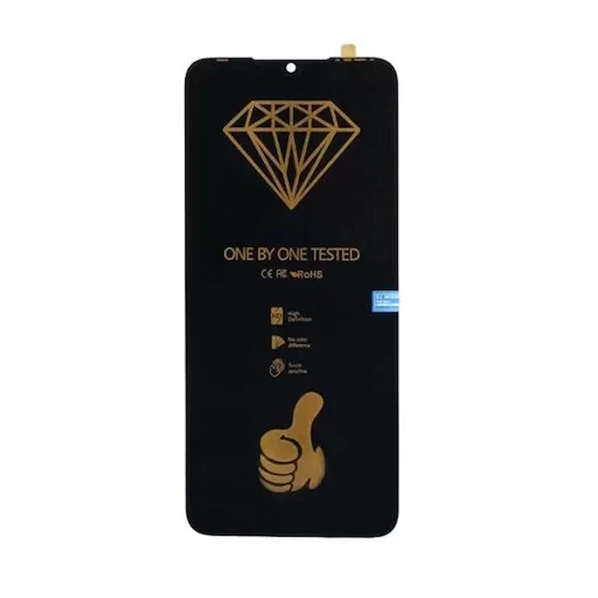 Infinix Uyumlu Hot 10i Lcd Ekran Siyah Çıtasız