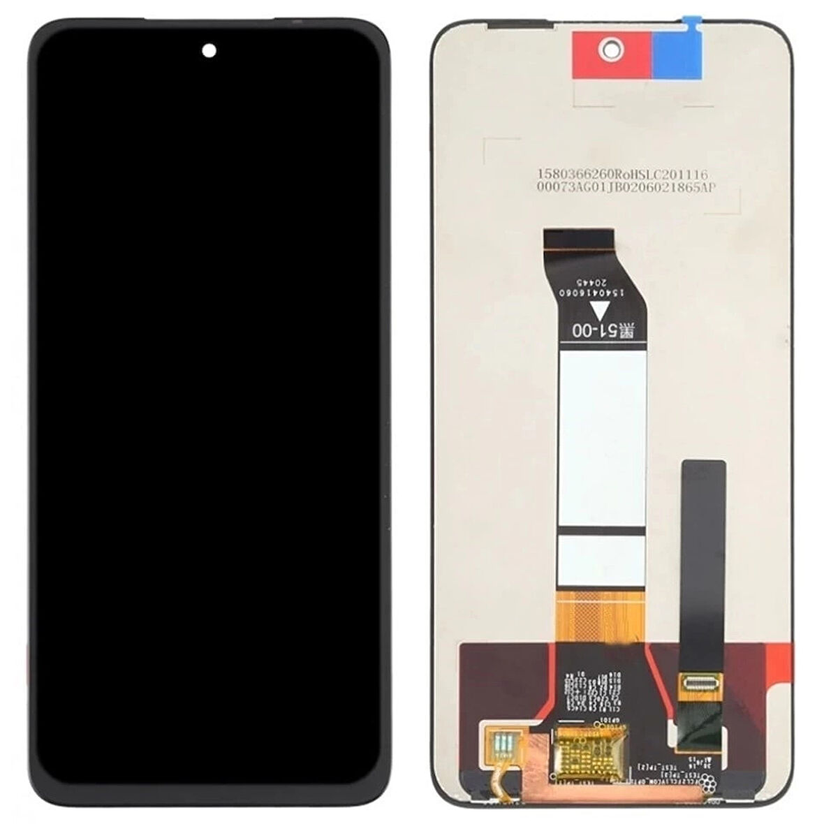 Xiaomi Uyumlu Redmi Note 10 5G Lcd Ekran Dokunmatik Siyah Çıtasız Servis