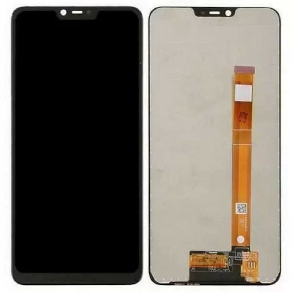 Realme Uyumlu C1 Lcd Ekran Siyah Çıtasız