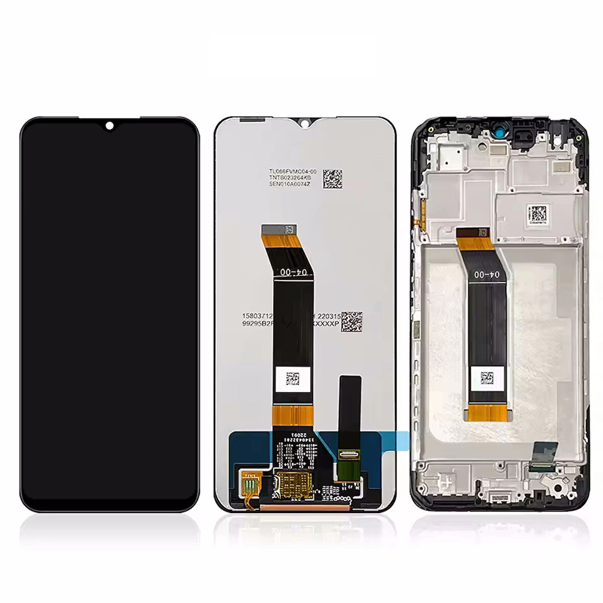 Xiaomi Uyumlu Redmi Note 11E 5G Lcd Ekran Dokunmatik Siyah Çıtalı Servis