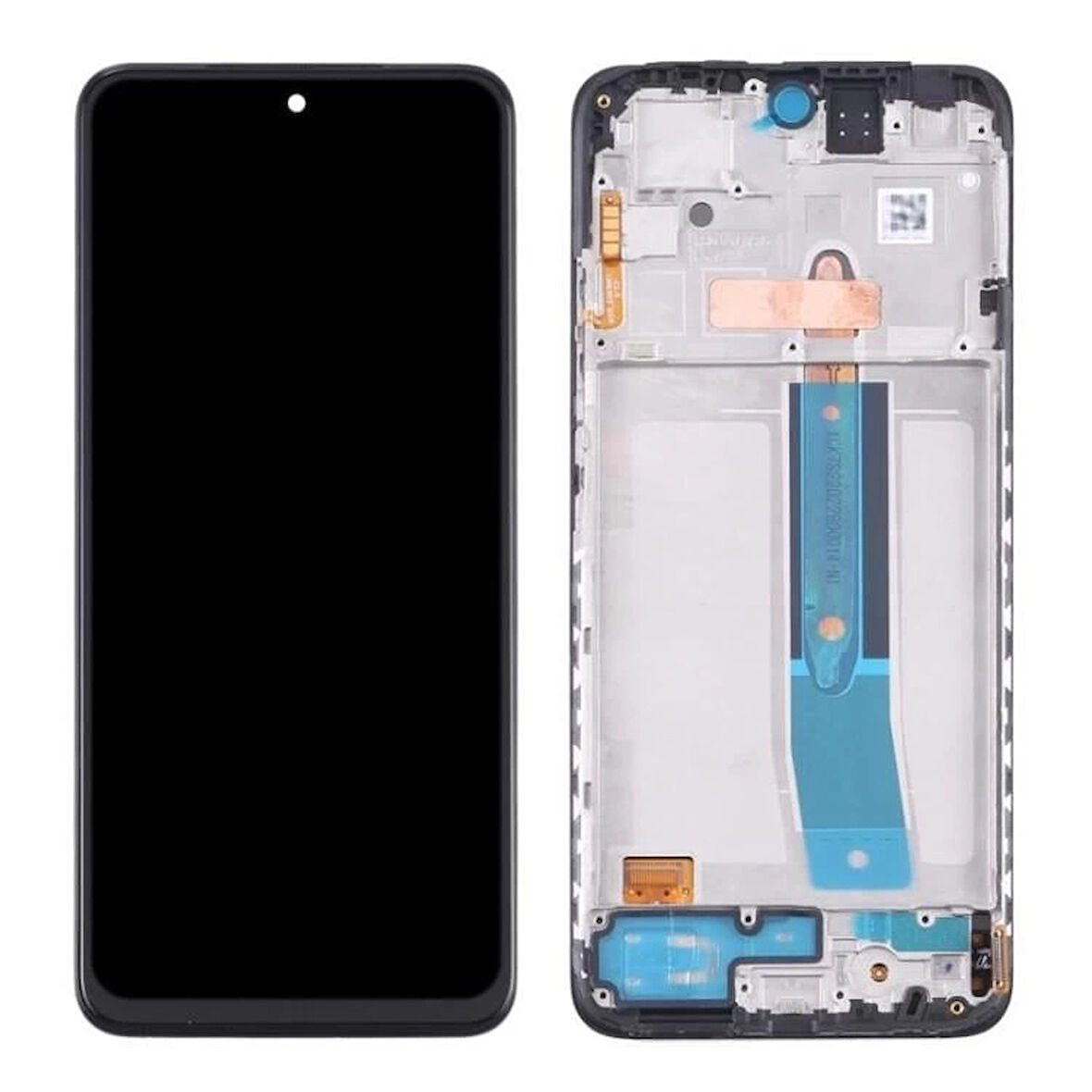 Xiaomi Uyumlu Redmi Note 11S Lcd Ekran Dokunmatik Siyah Çıtalı TFT Kalite