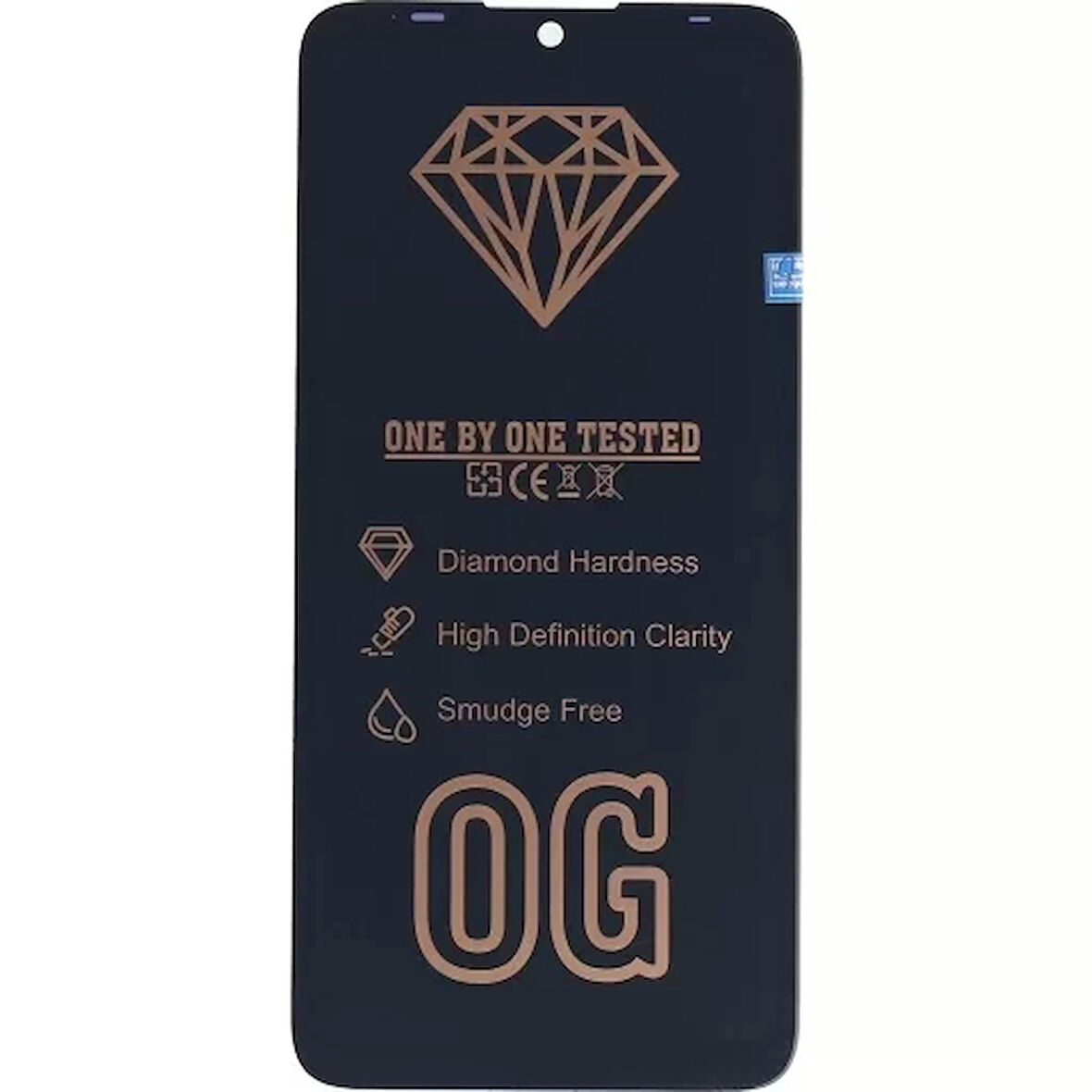 Tecno Uyumlu Spark Pop 5 Lcd Ekran Siyah Çıtasız