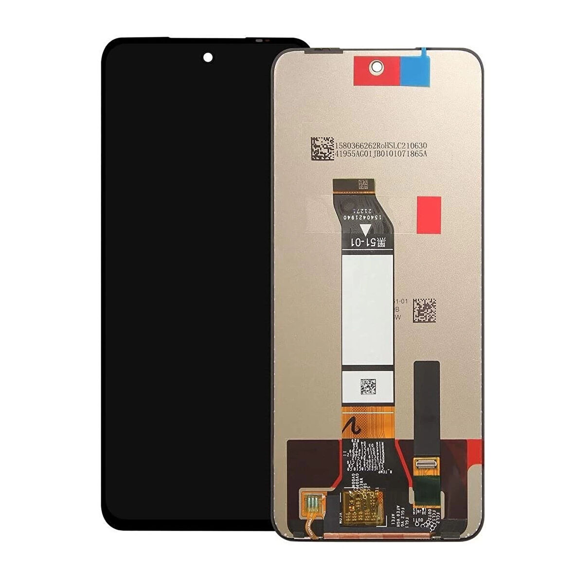 Xiaomi Uyumlu Redmi 10 5G Lcd Ekran Dokunmatik Siyah Çıtasız Servis