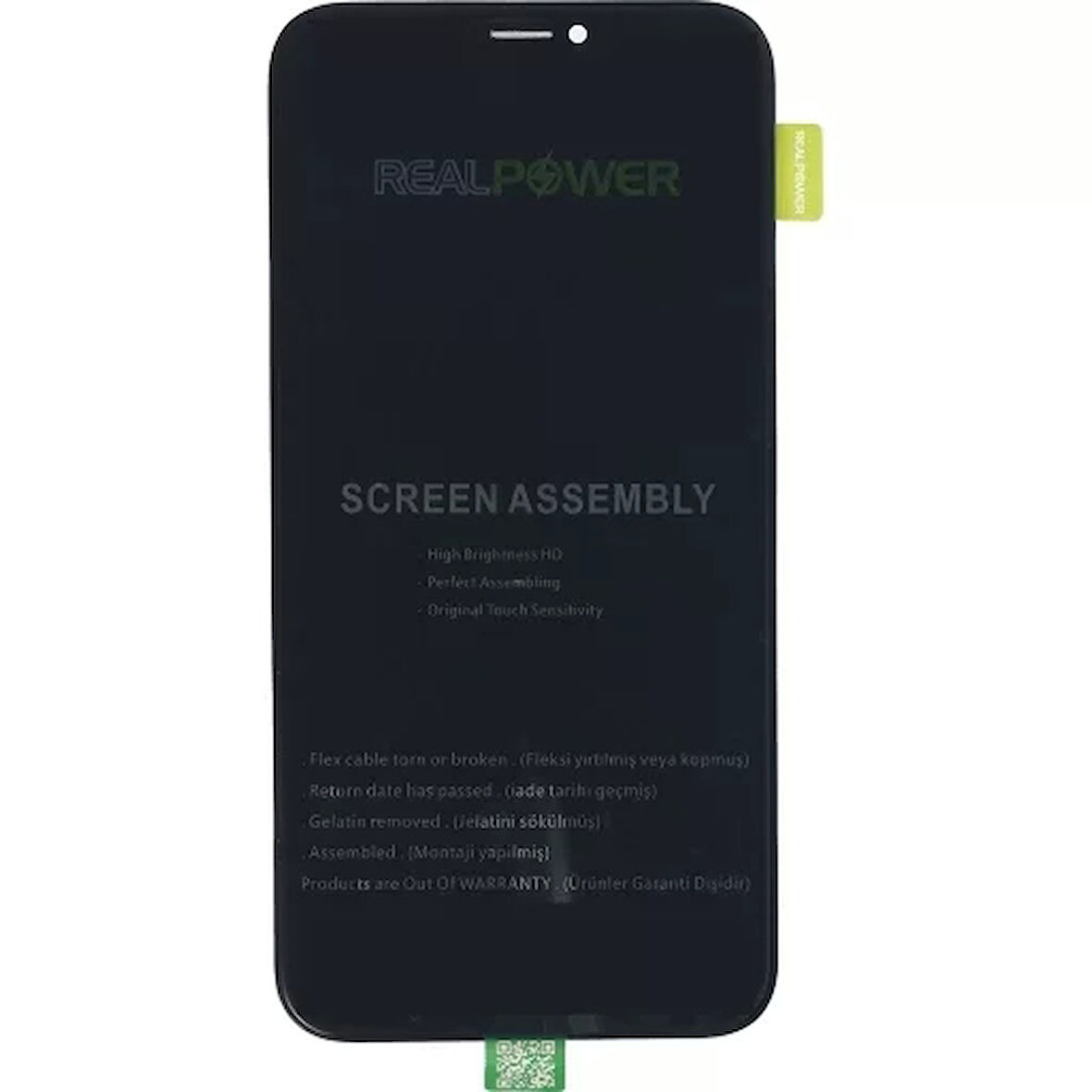 Realpower Apple Uyumlu iPhone X Lcd Ekran Dokunmatik RealOLED