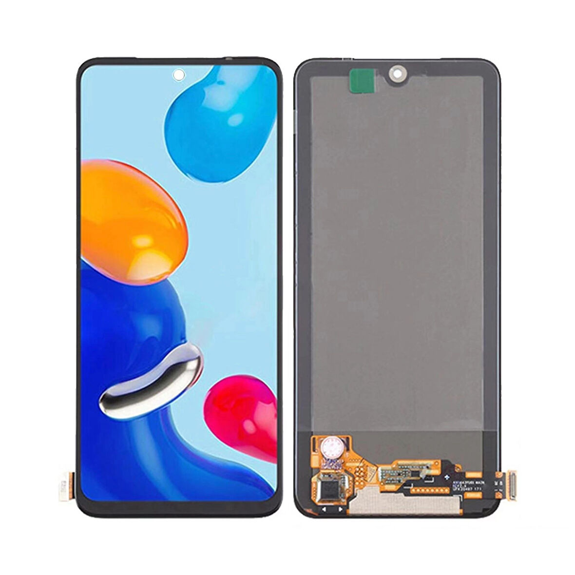 Xiaomi Uyumlu Redmi Note 11S Lcd Ekran Dokunmatik Siyah Çıtasız OLED