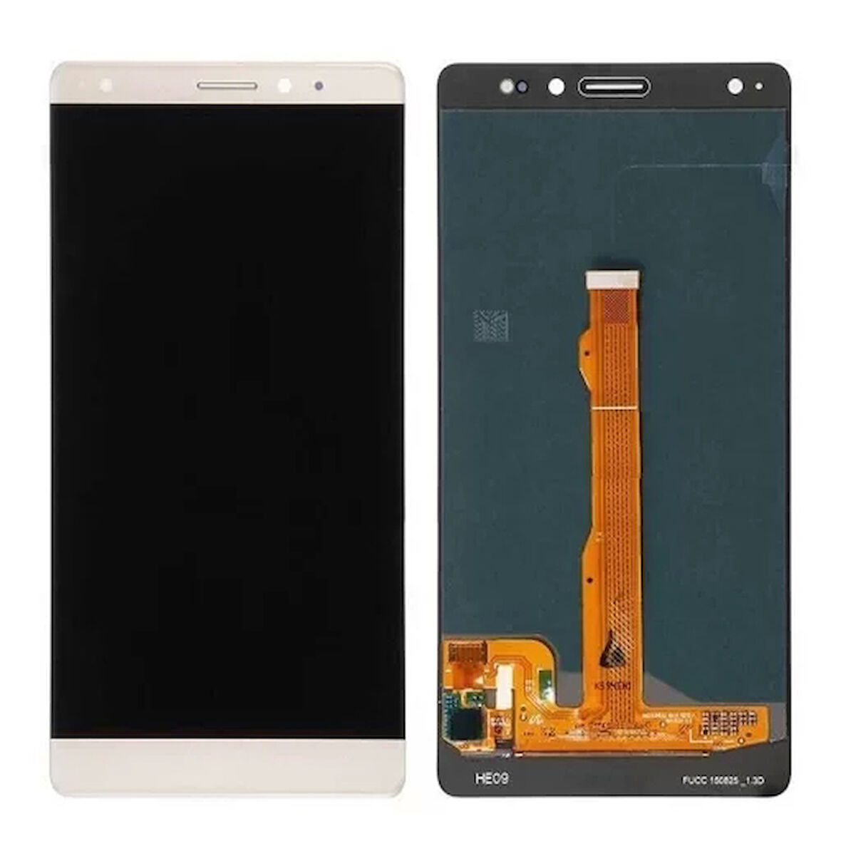 Huawei Uyumlu Mate S Lcd Ekran Gold Çıtasız