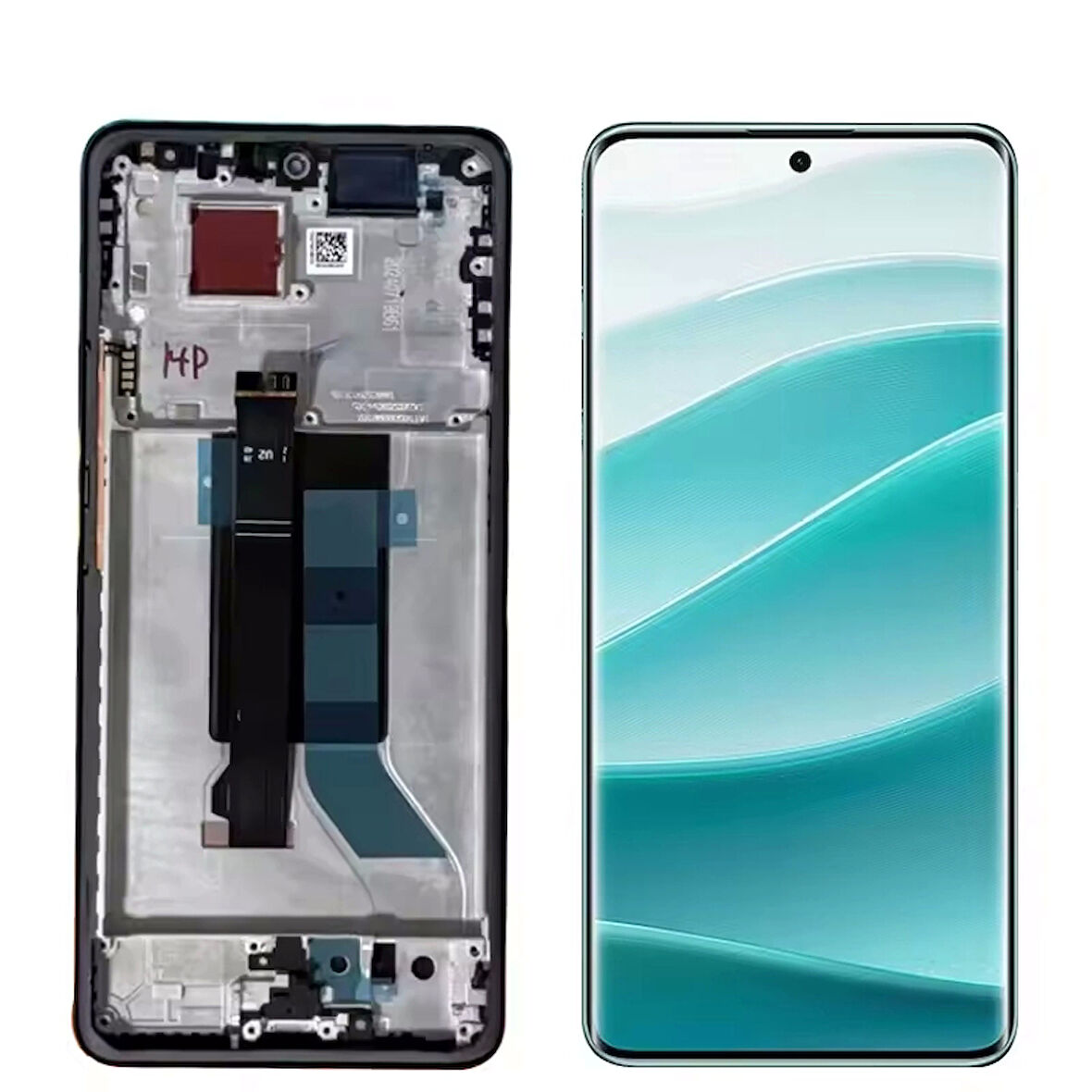 Xiaomi Uyumlu Redmi Note 14 Pro 5G Lcd Ekran Dokunmatik Siyah Çıtalı Servis