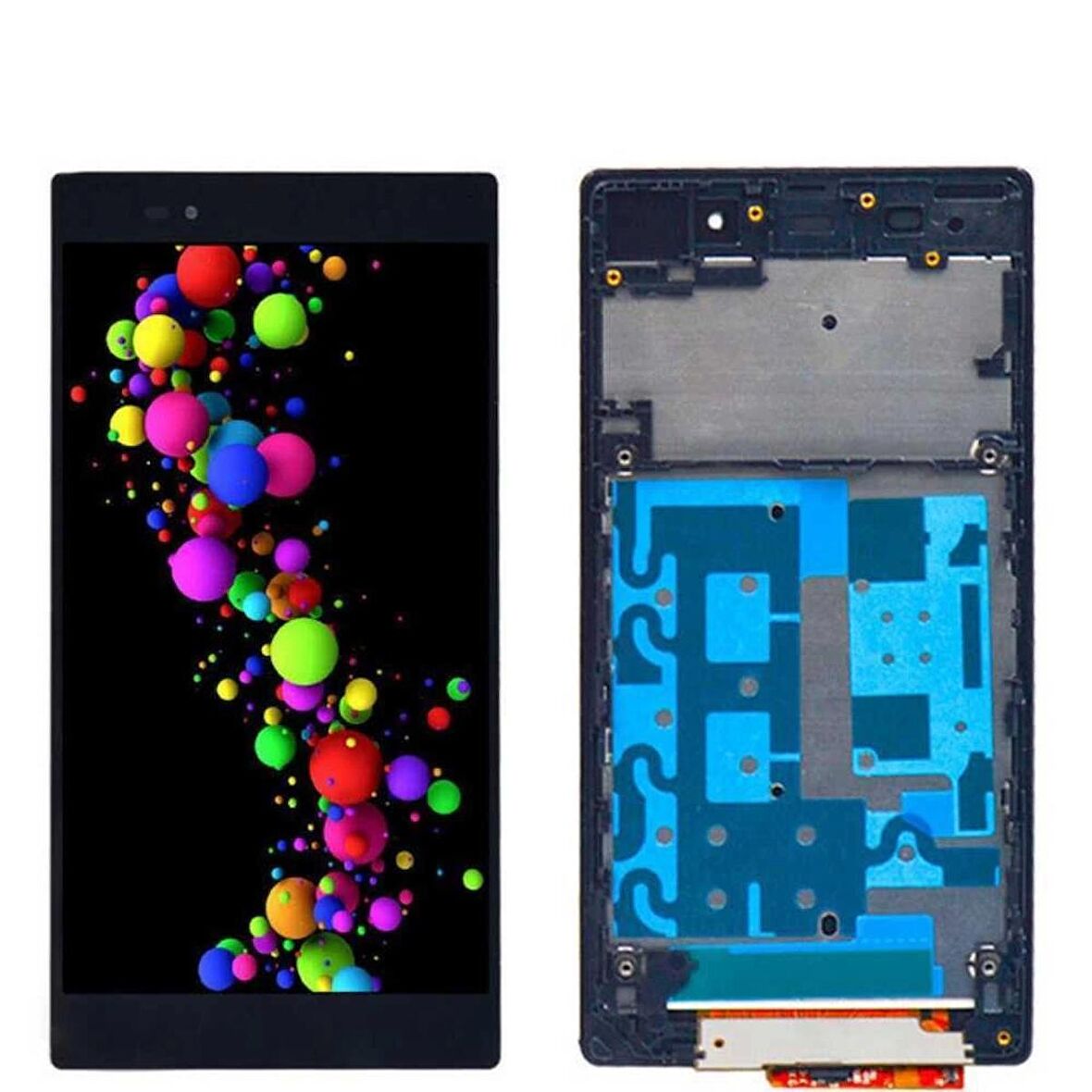 Sony Xperia Z1 Lcd Ekran Dokunmatik Siyah Çıtalı