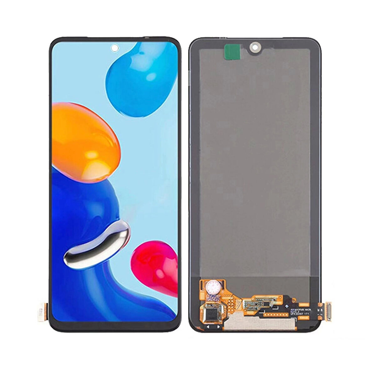 Xiaomi Uyumlu Redmi Note 12S Lcd Ekran Dokunmatik Siyah Çıtasız TFT Kalite