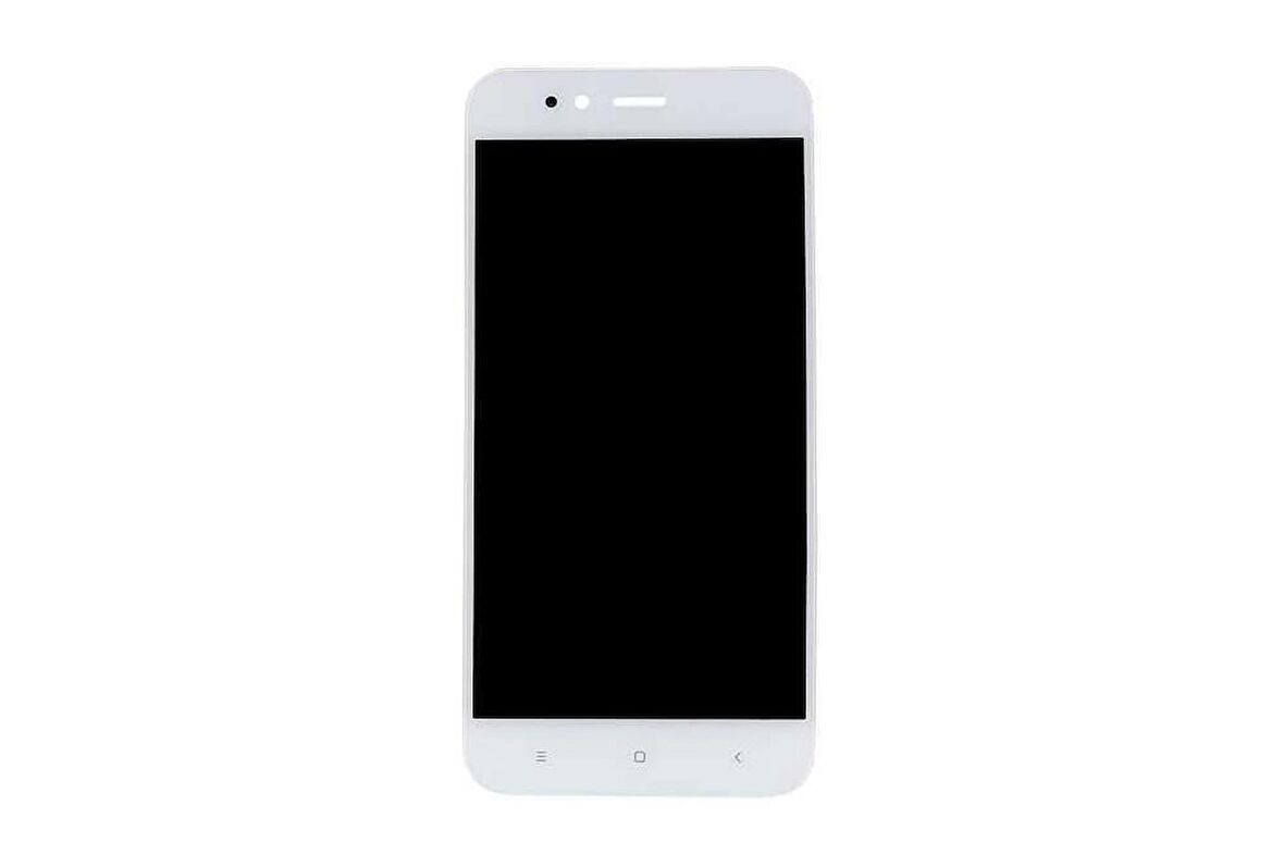 Xiaomi Uyumlu Mi A1 Lcd Ekran Dokunmatik Çıtasız Beyaz