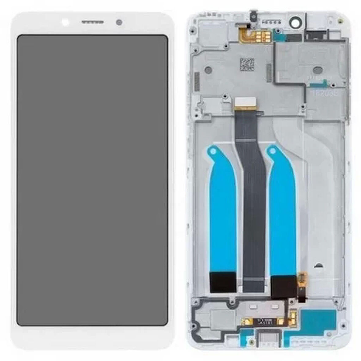 Xiaomi Uyumlu Redmi 6a Lcd Ekran Beyaz Çıtalı