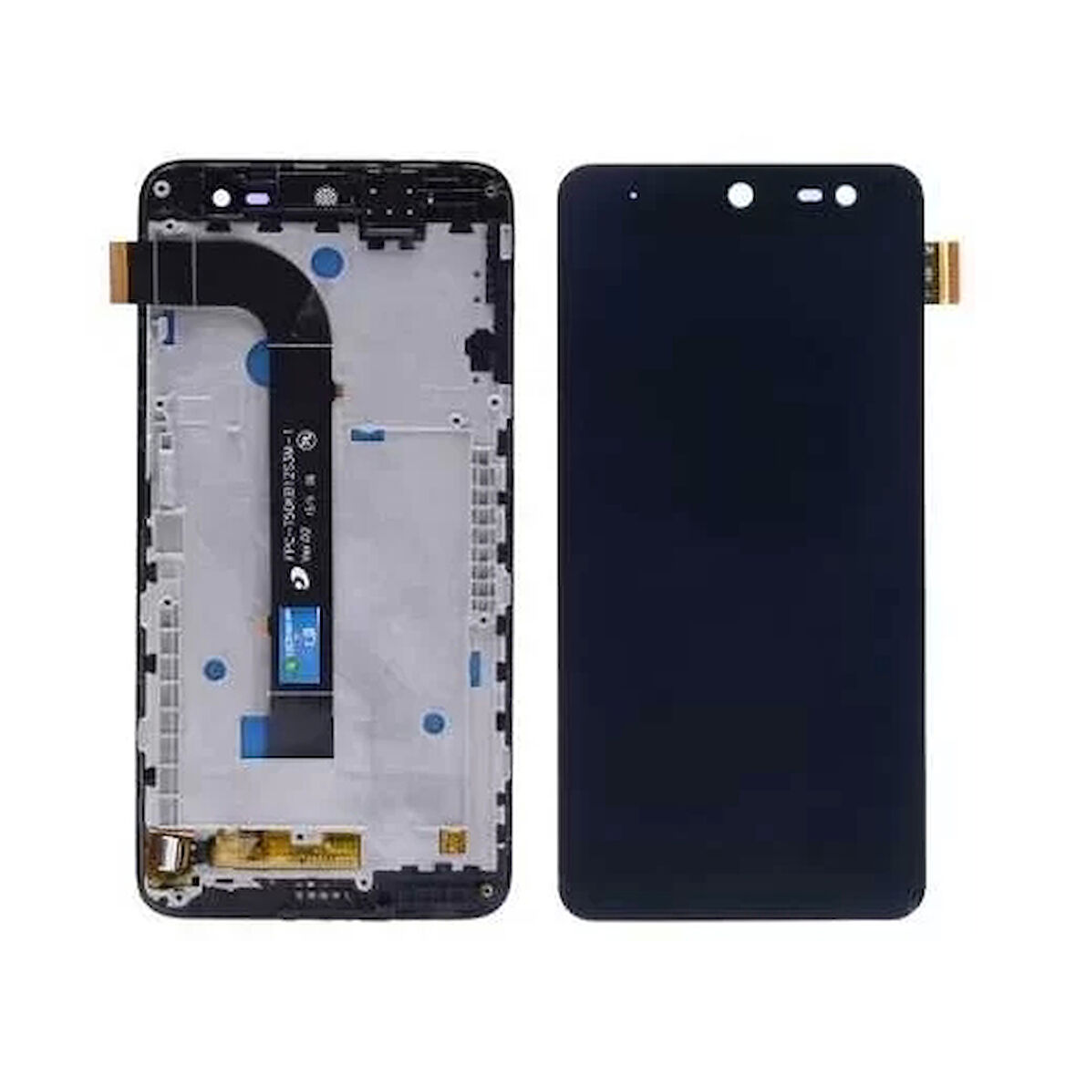 General Mobile Uyumlu Discovery Android E3 4g Lcd Ekran Siyah Çıtalı