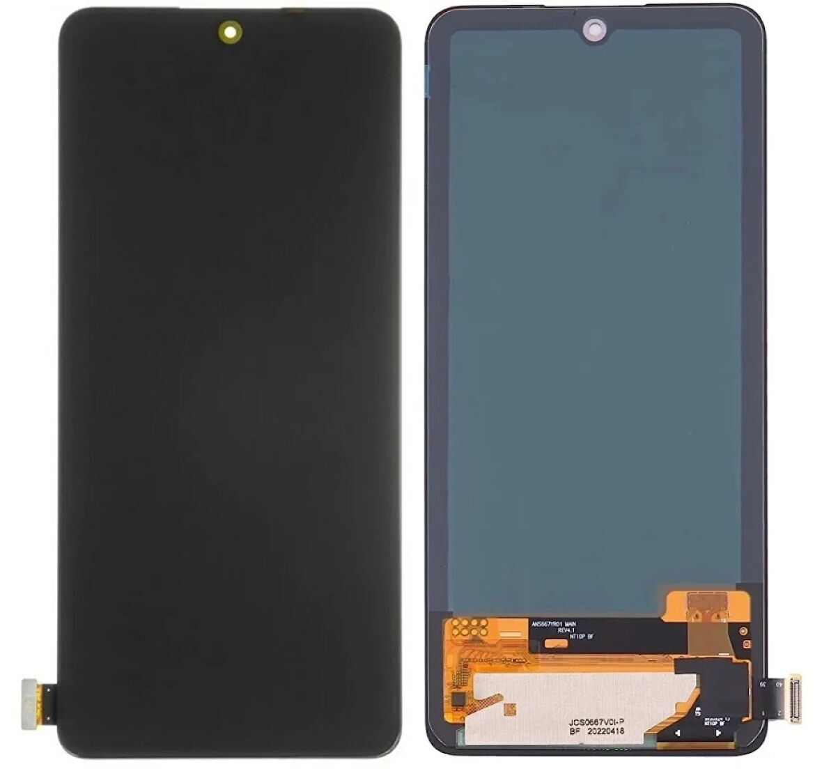 Xiaomi Uyumlu POCO X4 Pro 5G Lcd Ekran Dokunmatik Siyah Çıtasız OLED