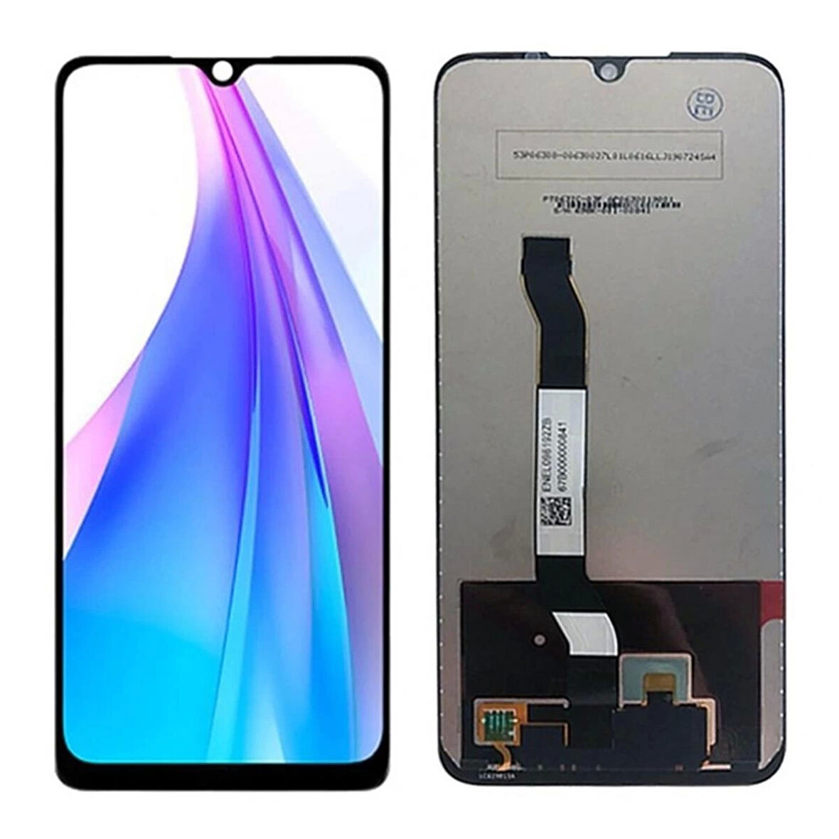 Xiaomi Uyumlu Redmi Note 8T Lcd Ekran Dokunmatik Siyah Çıtasız Servis