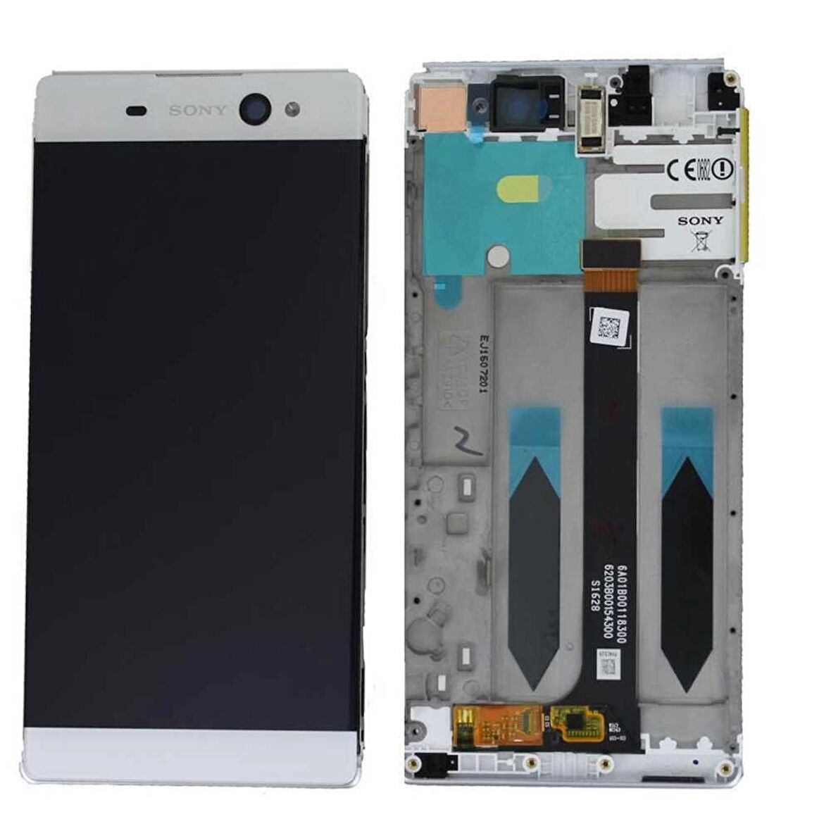 Sony Xperia Xa Ultra Lcd Ekran Dokunmatik Beyaz Çıtalı