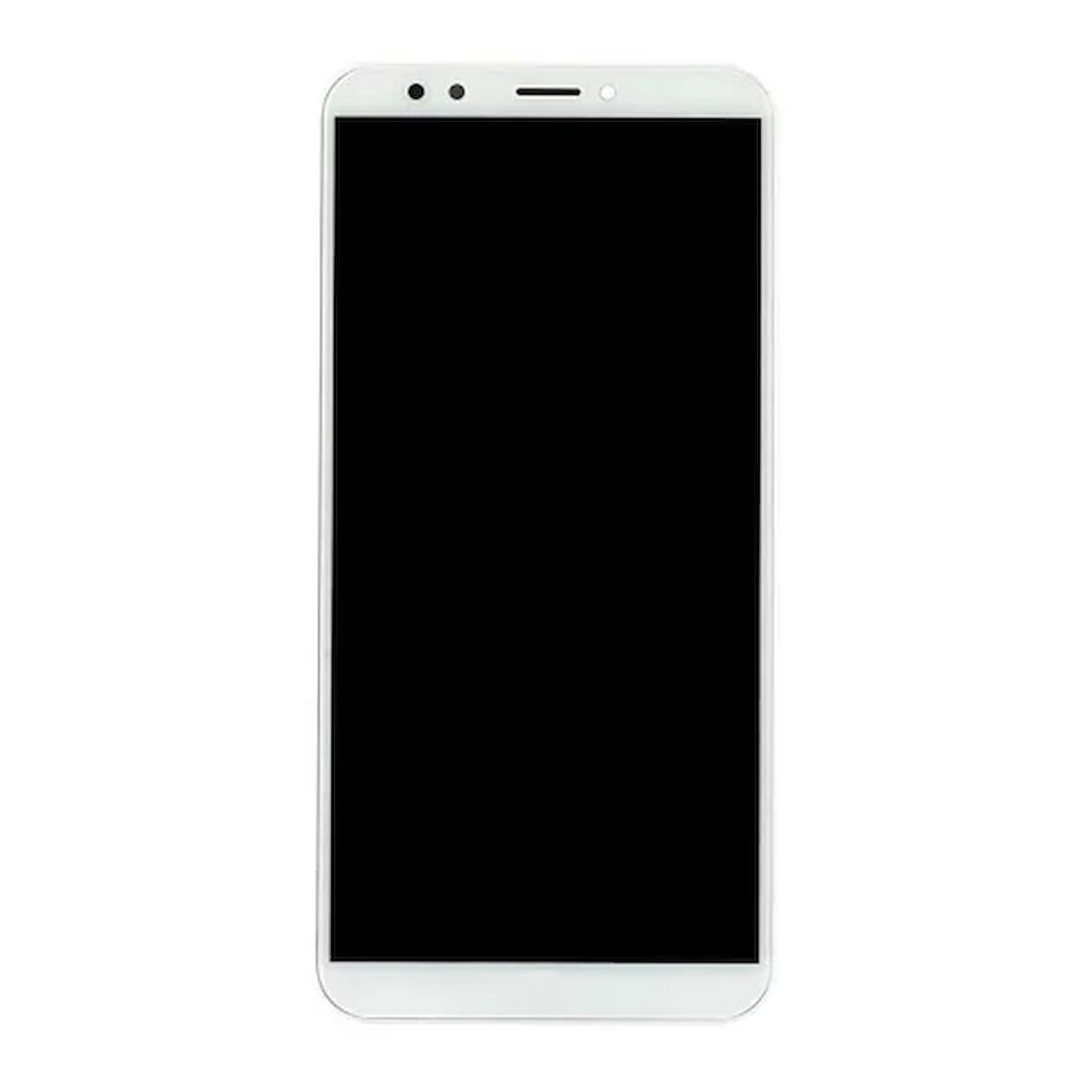Huawei Uyumlu Y7 Prime 2018 Lcd Ekran Beyaz Çıtalı