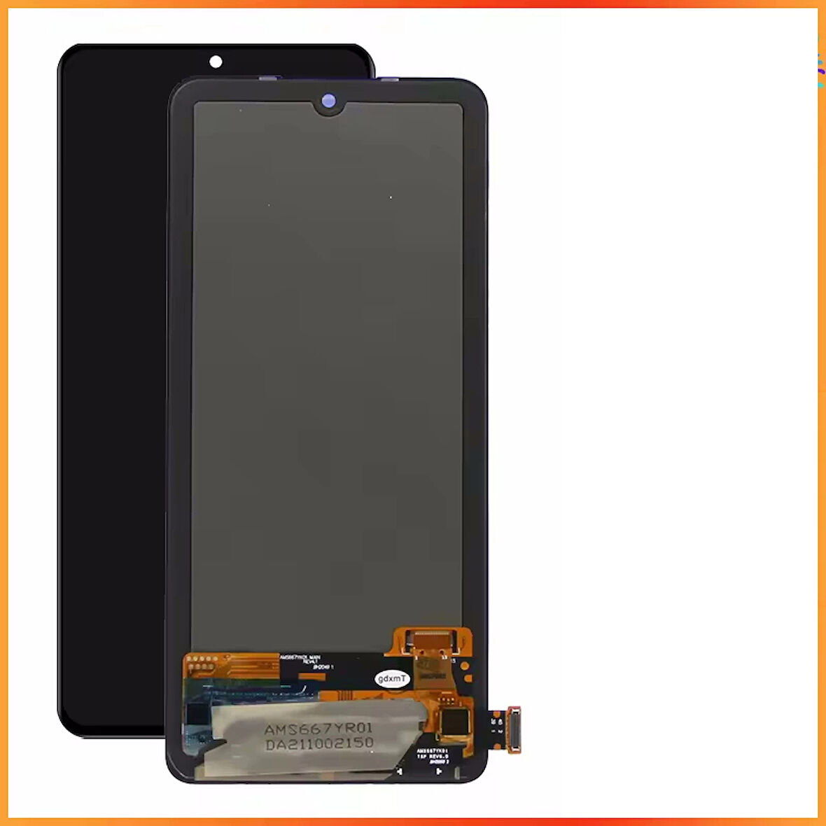 Xiaomi Uyumlu Redmi Note 11 Pro Plus 5G Lcd Ekran Dokunmatik Siyah Çıtasız OLED