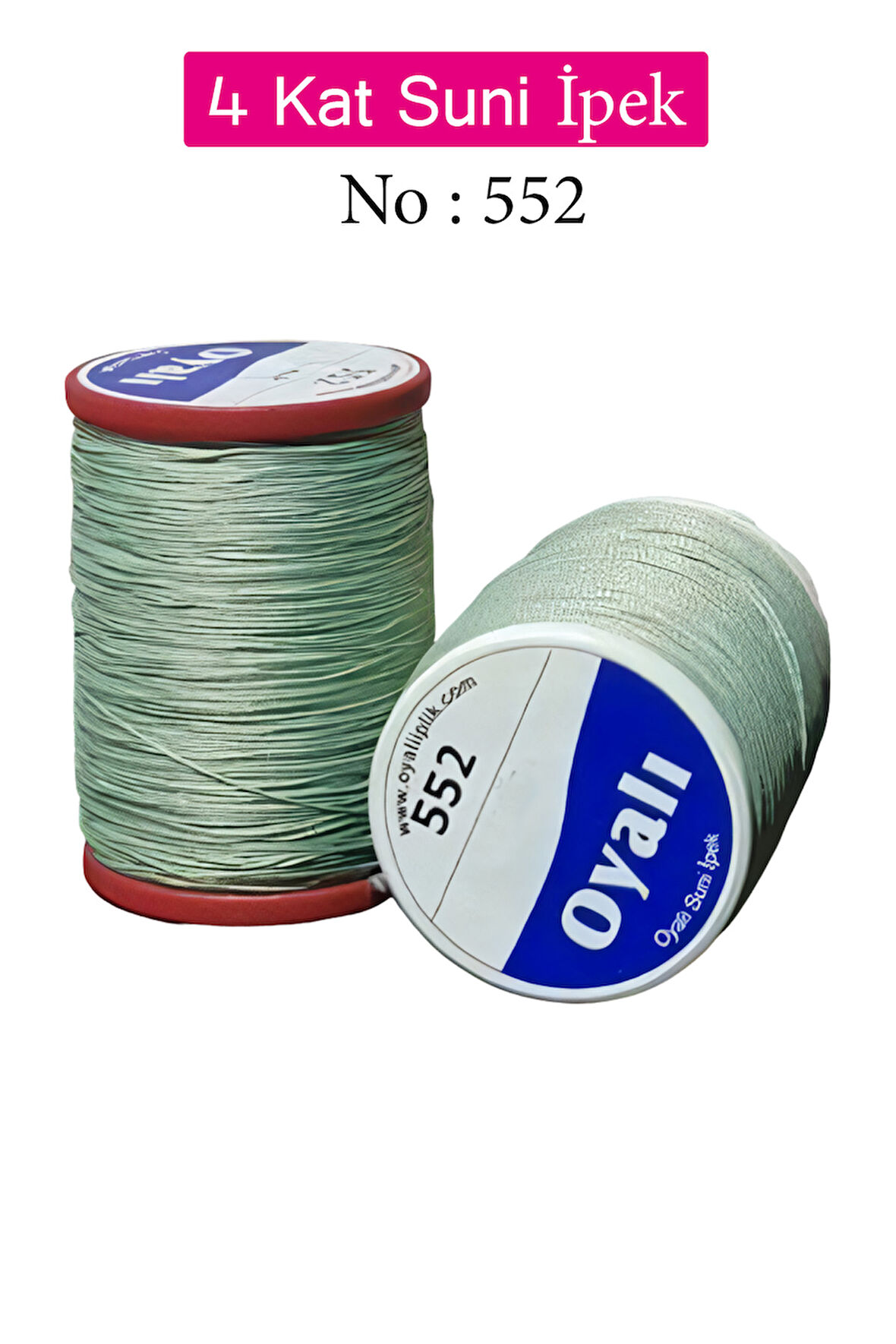 Oyalı 4 Kat Suni İpek İplik İğne Oyası Boncuk İpi Tığ Oyası No:552