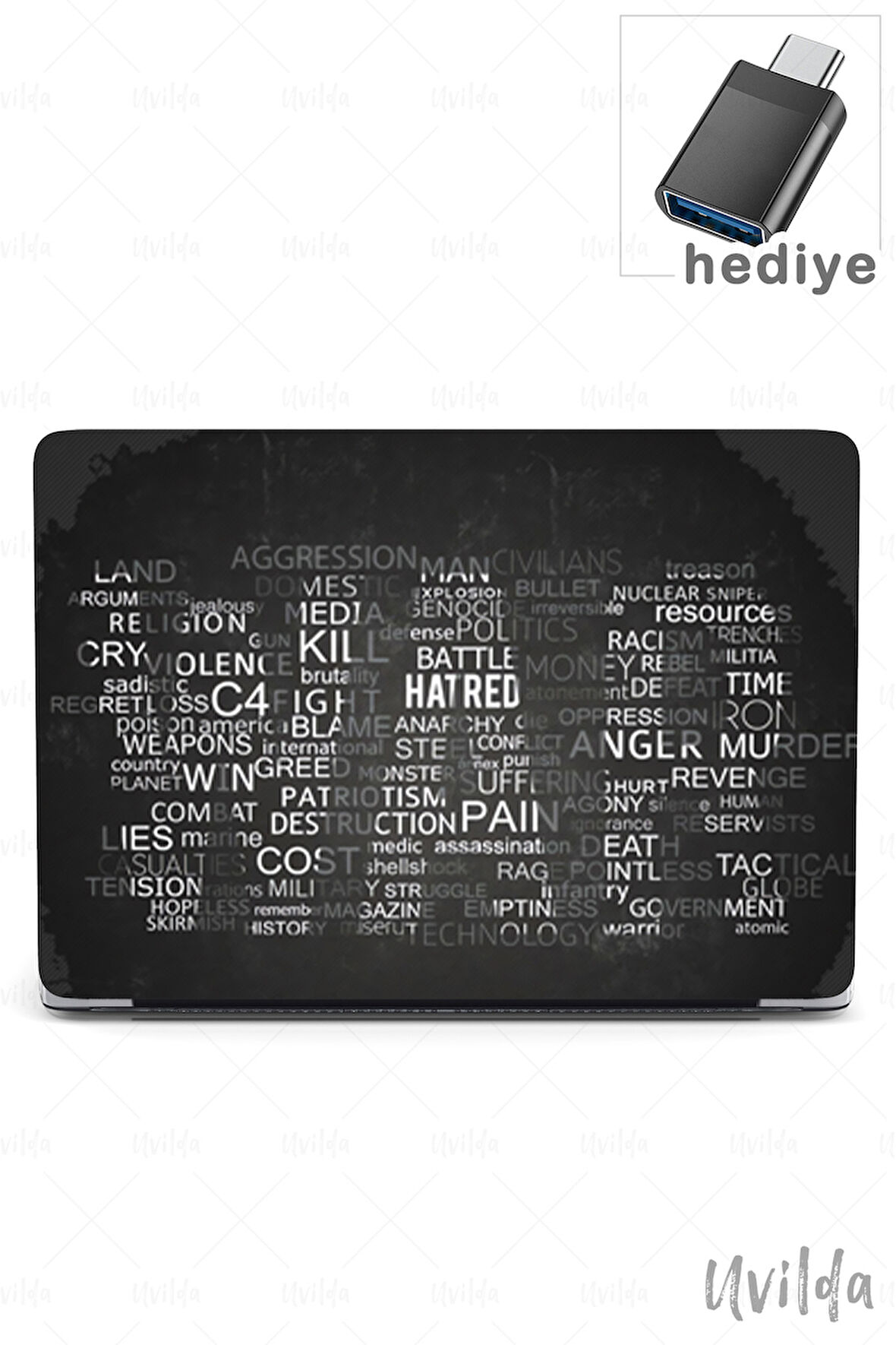 MacBook Air 13.6 A3113 A2681 uyumlu Kaos-24 Notebook Msoft Savaş ve İnsan