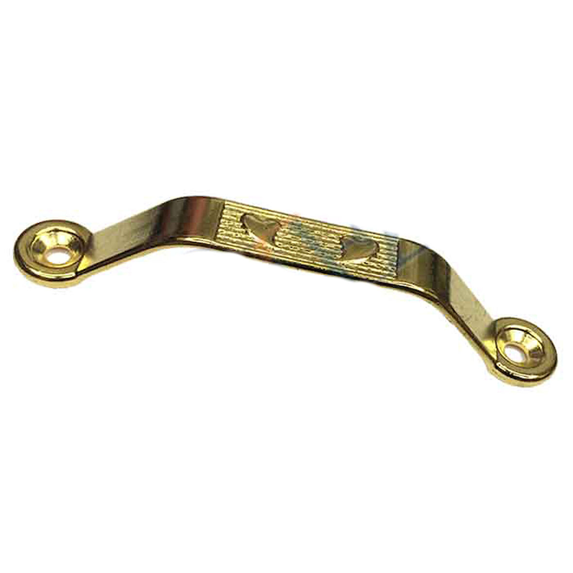 Dekoratif Zamak Kulp Dıştan - 64mm, Sarı, 100 Adet TdrTr