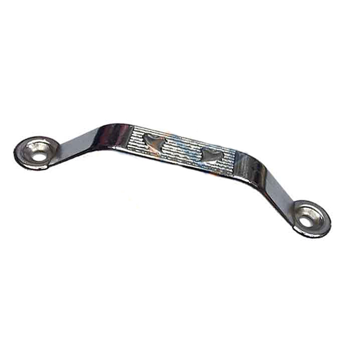 Dekoratif Zamak Kulp Dıştan - 64mm, Nikel, 100 Adet TdrTr