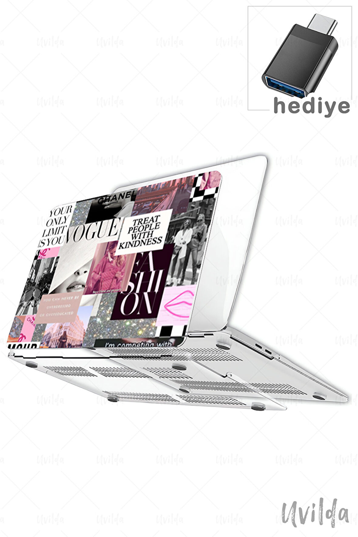 MacBook Pro 14 A3401 A3185 A3112 A2992 A2918 A2779 A2442 uyumlu Derin 6 HD Msoft Koruma Moda Magazin
