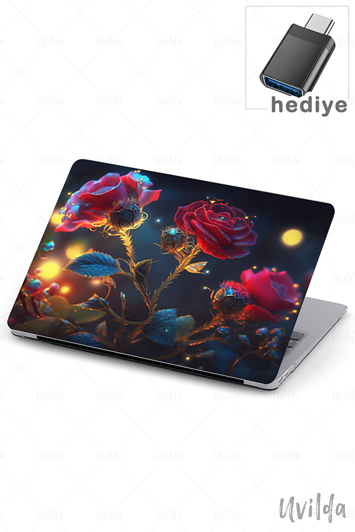 MacBook Air 13.3 A2337 A2179 A1932 uyumlu Derin 17 HD Premium Msoft Gece ve Gül