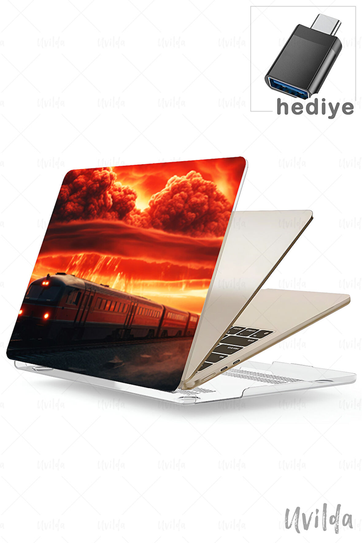 MacBook Pro 13 A2338 A2289 A2251 A2159 A1989 A1708 A1706 uyumlu Kaos-15 Notebook Msoft Kıyamet Treni