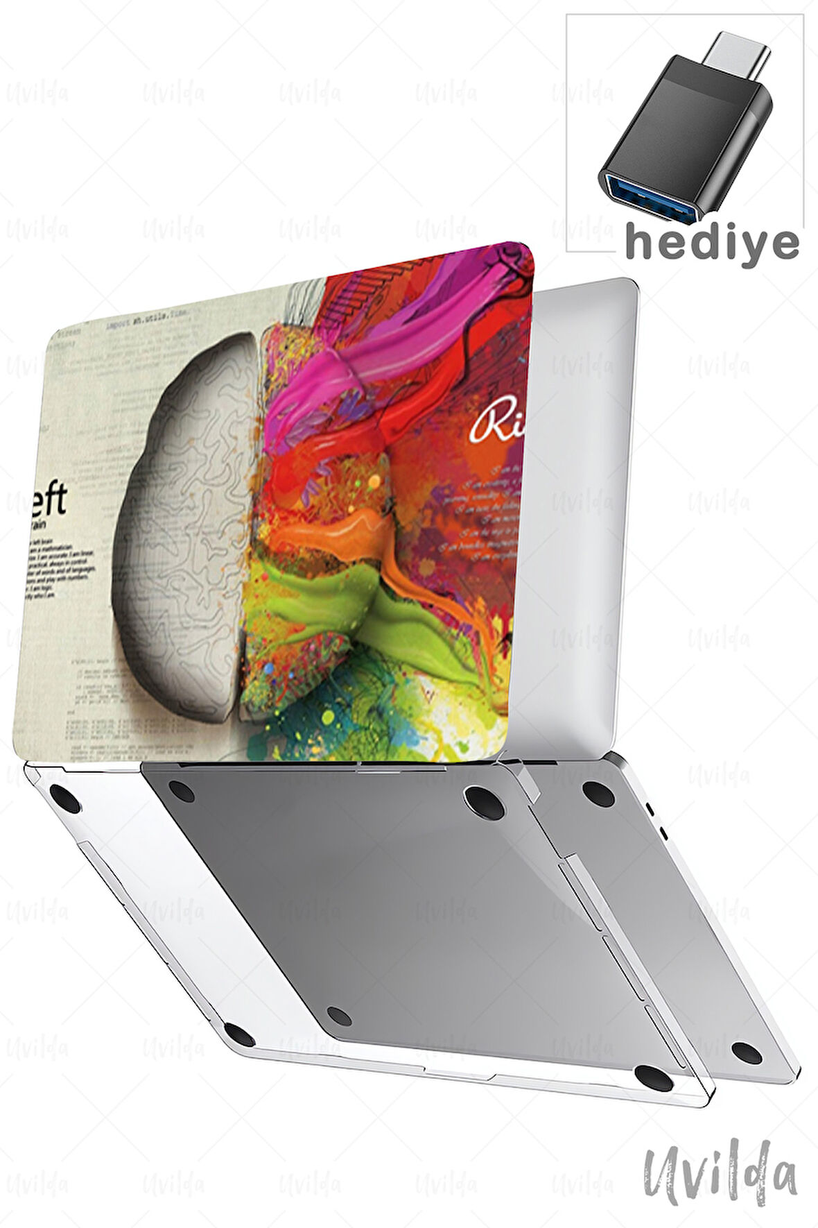 MacBook Air 15 A3114 A2941 uyumlu Nefes-7 UV Lans Msoft Beyin ve faaliyet