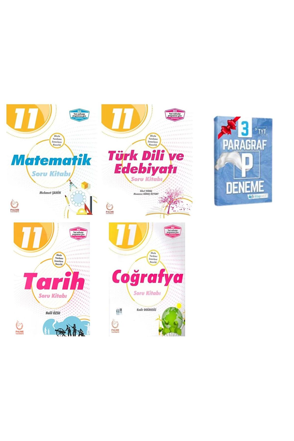11.Sınıf Matematik Edebiyat Tarih Coğrafya Soru Bankası Set