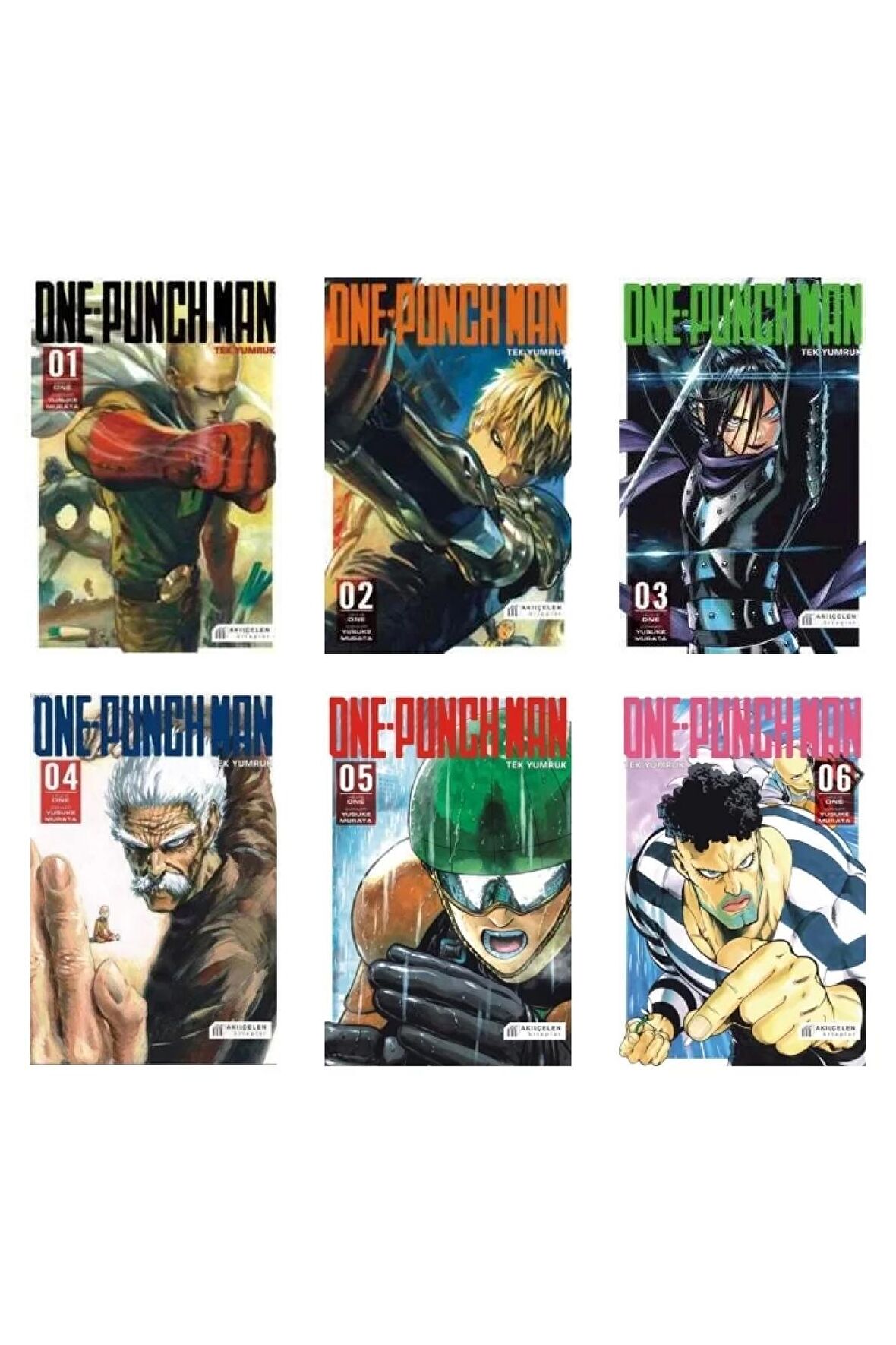 One-Punch Man / Tek Yumruk 01 Cilt 1-2-3-4-5-6