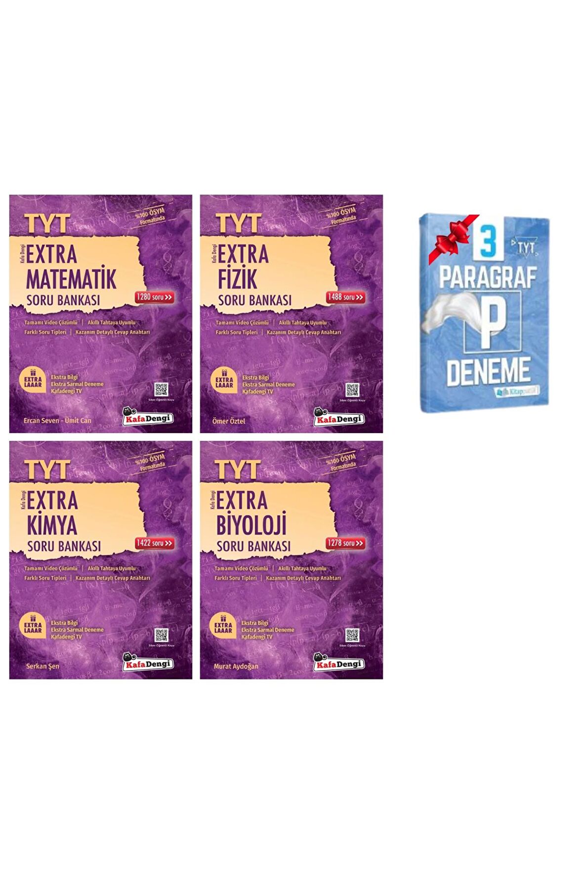 TYT Extra Matematik Fizik Kimya ve Biyoloji Soru Bankası