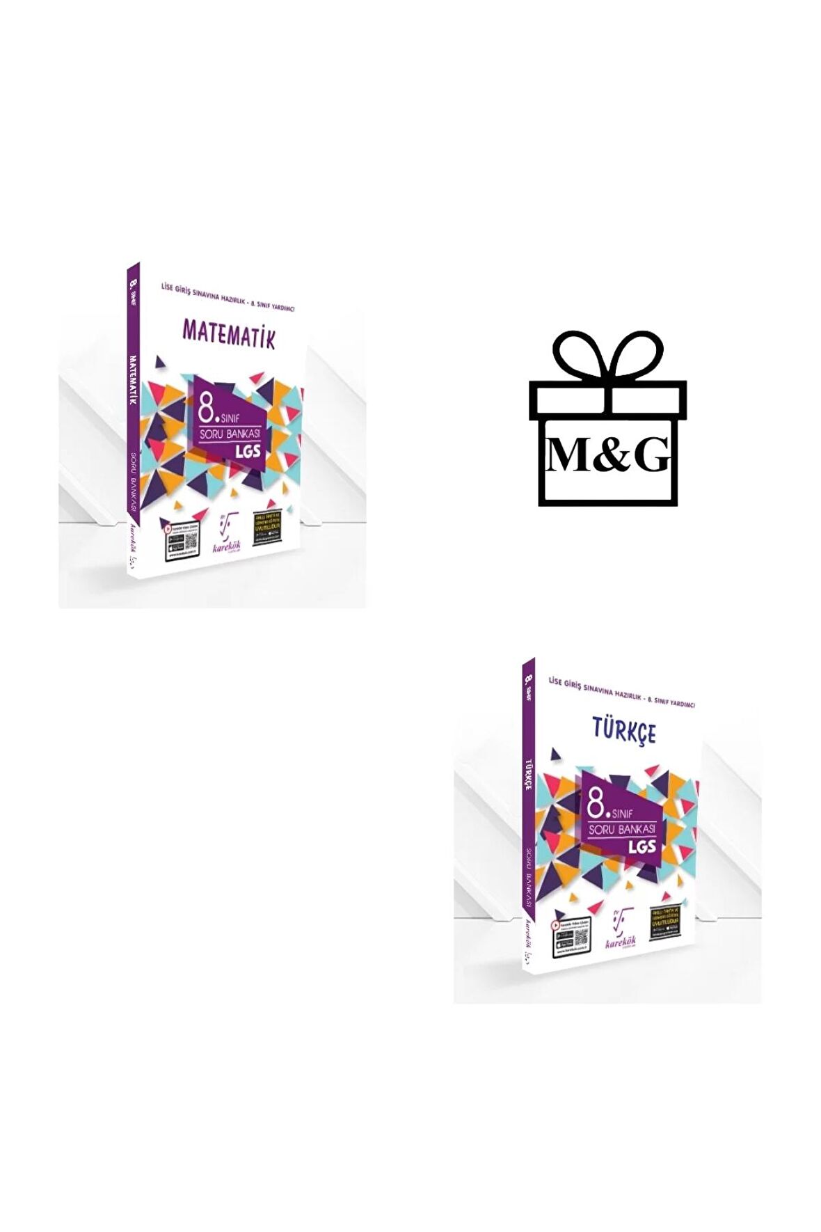 8.Sınıf LGS Matematik ve Türkçe Soru Bankası