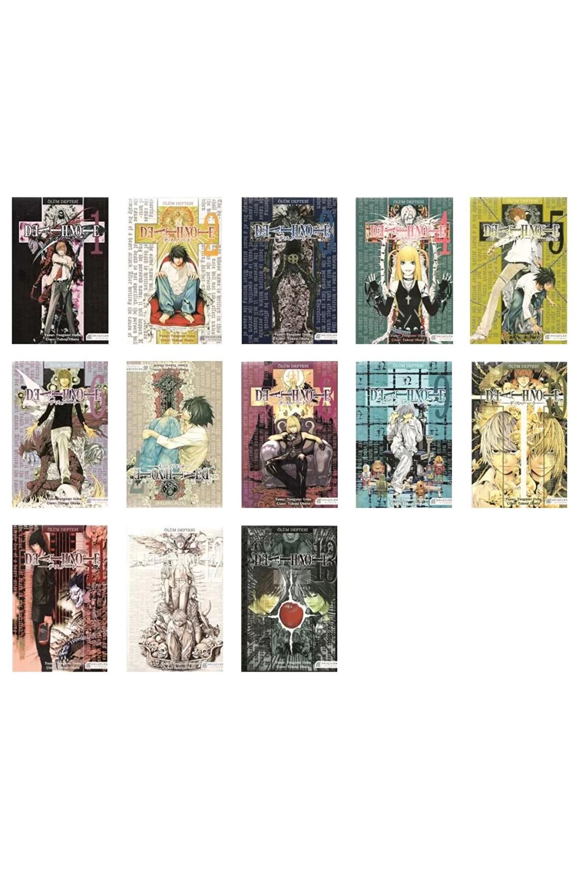 Death Note Ölüm Defteri Serisi Tüm Kitaplar (1 - 13)