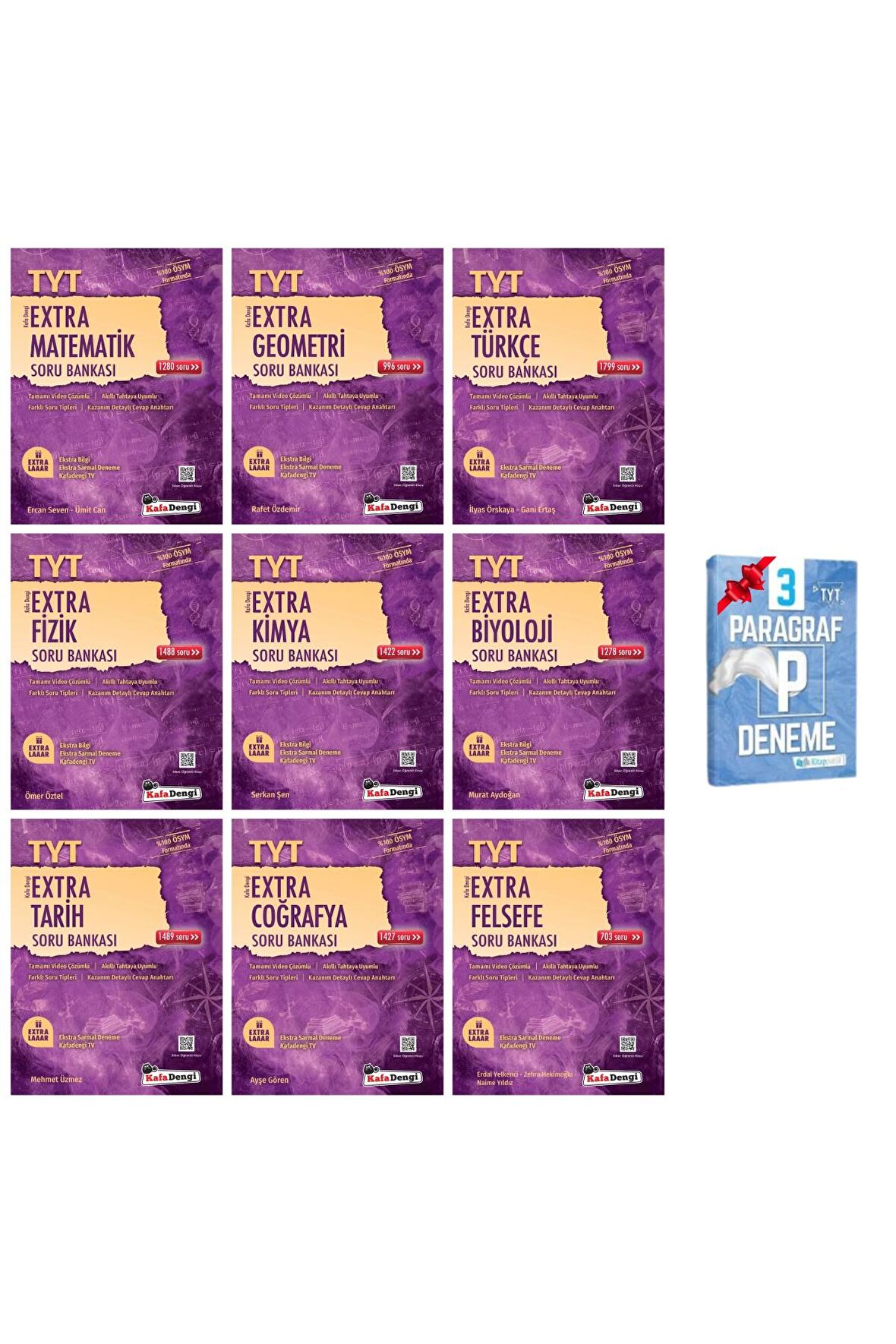TYT Extra Tüm Dersler Soru Bankası FULL Set