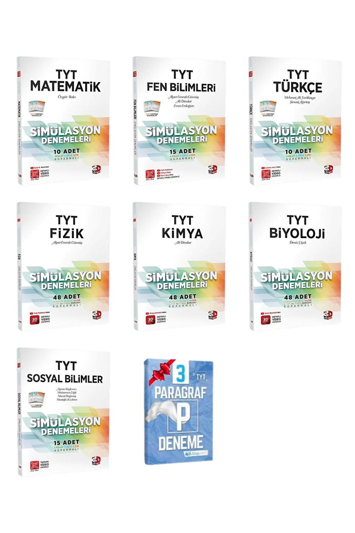 TYT Mat Fen Türkçe Fizik Kimya Biyoloji Sosyal Simülasyon Deneme