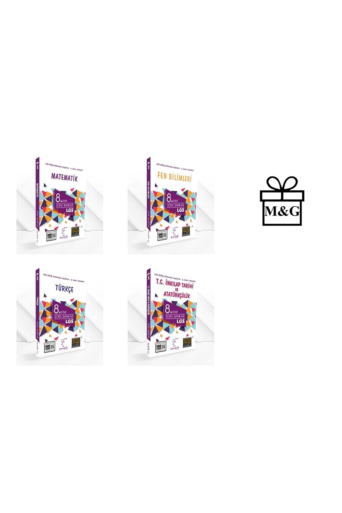 LGS 8.Sınıf Matematik Fen Türkçe İnkılap Soru Bankası