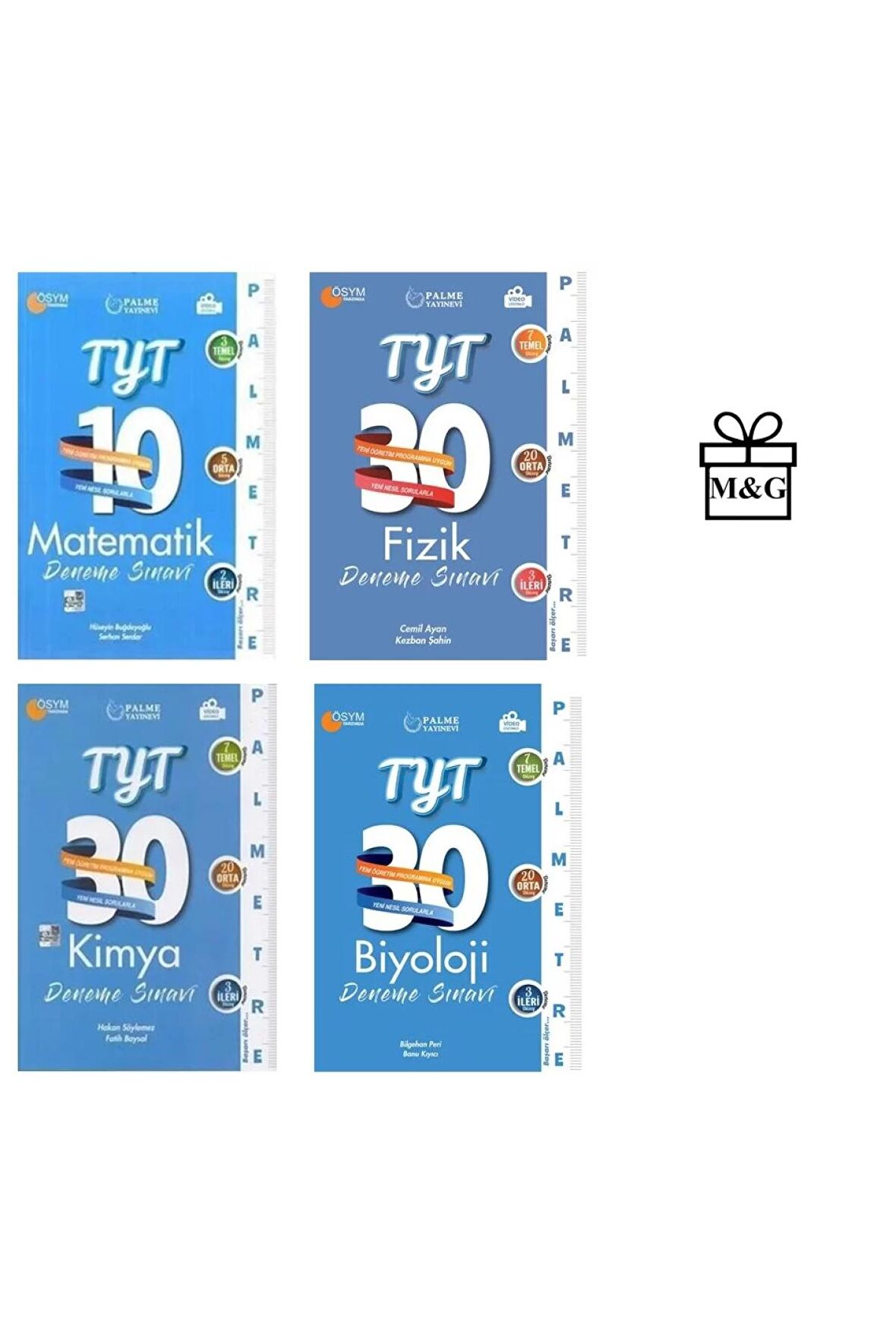 TYT Palmetre Matematik Fizik Kimya ve Biyoloji Deneme Sınavı