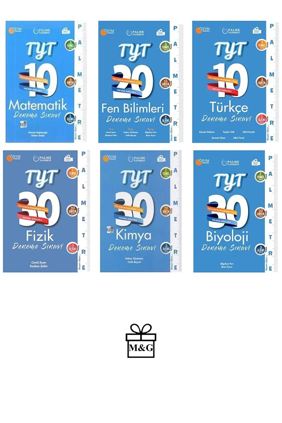 TYT Palmetre Matematik Fen Türlçe Fizik Kimya ve Biyoloji Deneme Sınavı