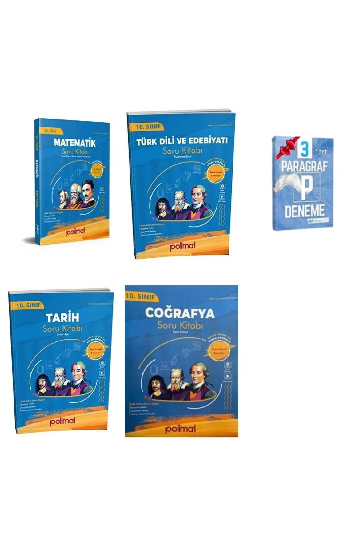 10.Sınıf Matematik Edebiyat Tarih ve Coğrafya Soru Bankası