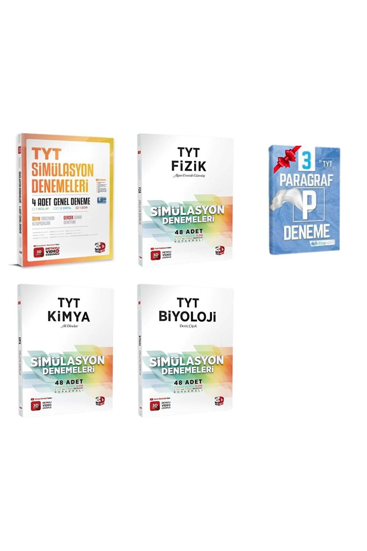 TYT Genel Fizik Kimya ve Biyoloji Simülasyon Deneme