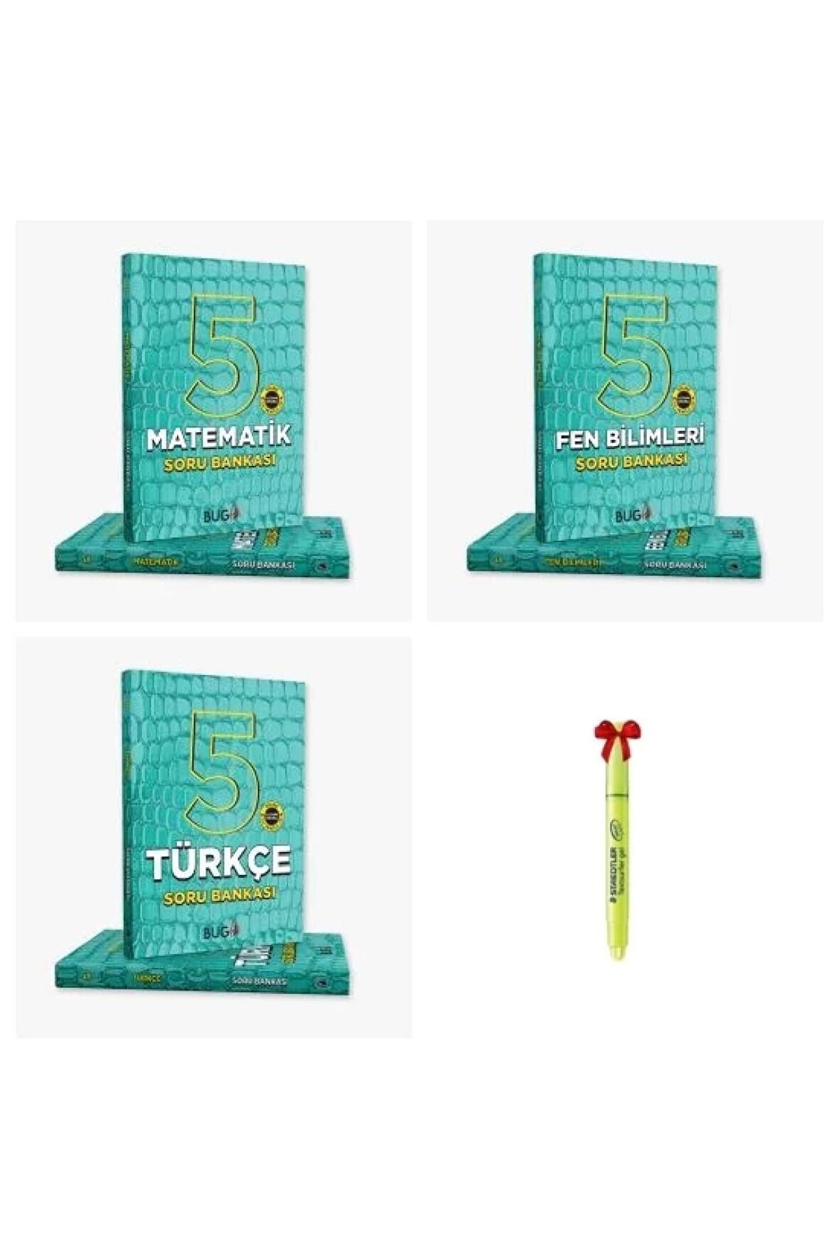 5.Sınıf BUGA Matematik Türkçe ve Fen Bilimleri Soru Bankası