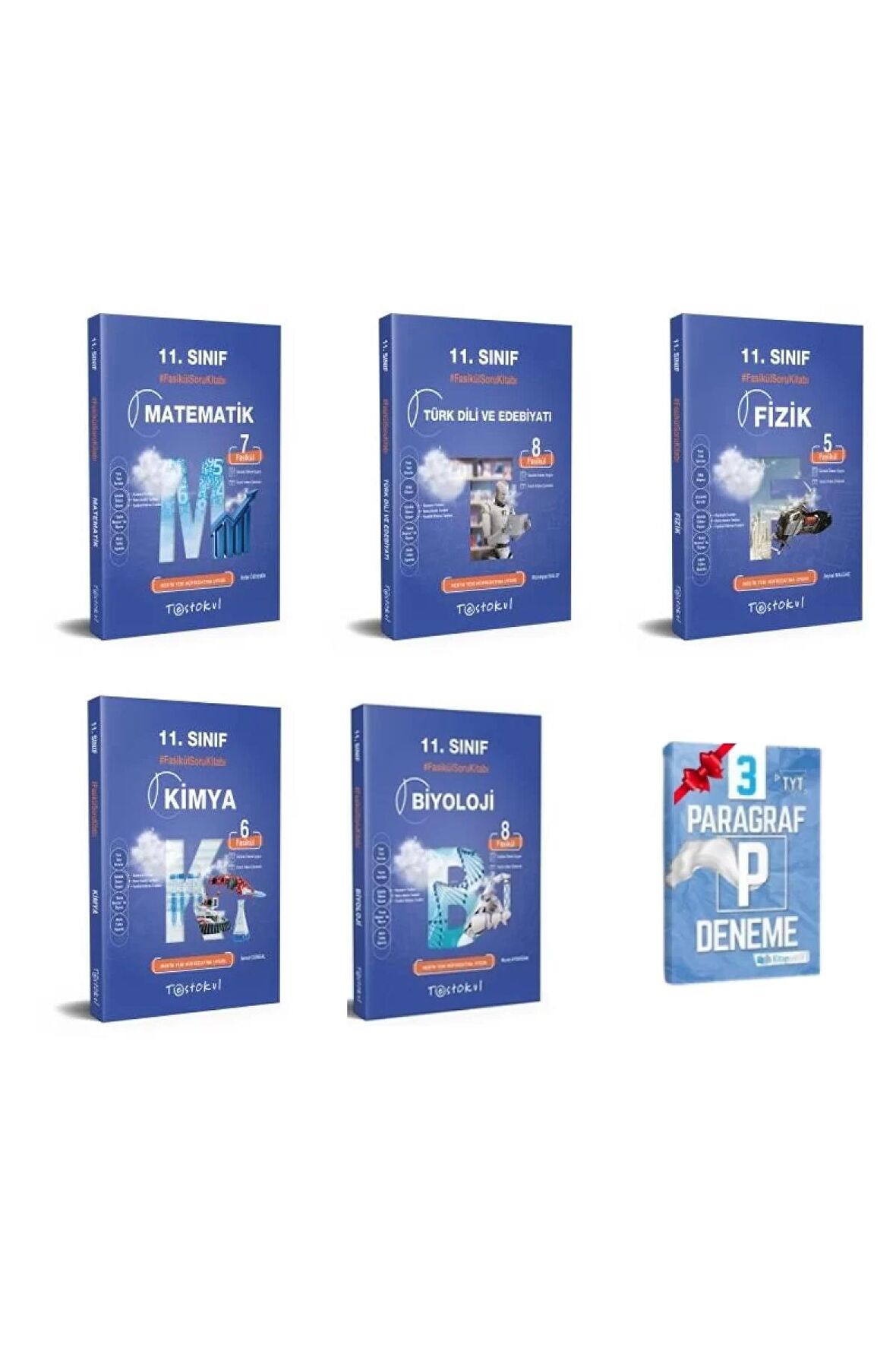 11.Sınıf Matematik Edebiyat Fizik Kimya ve Biyoloji Fasikül Soru Kitabı