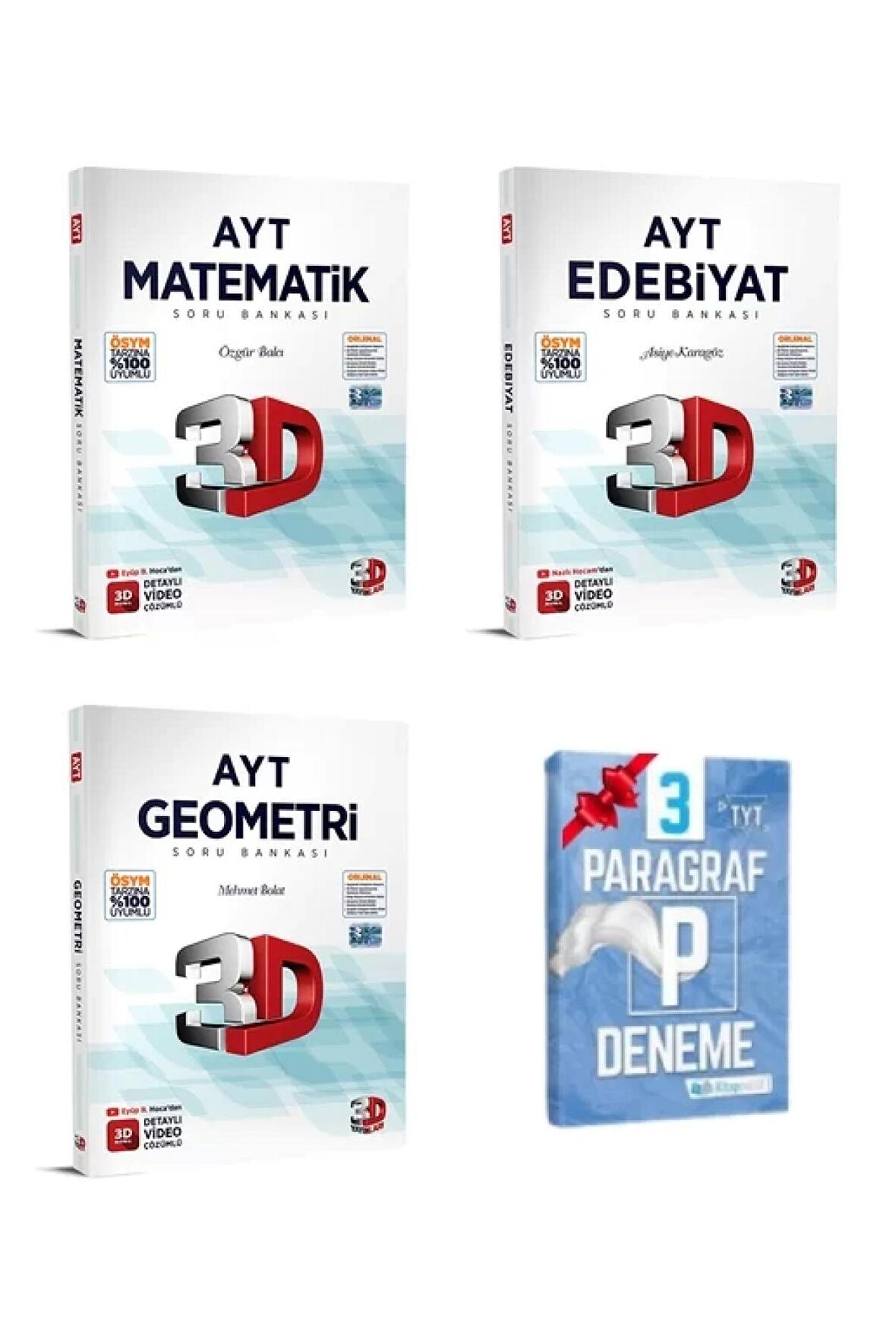 AYT Matematik Edebiyat ve Geometri Soru Bankası Set