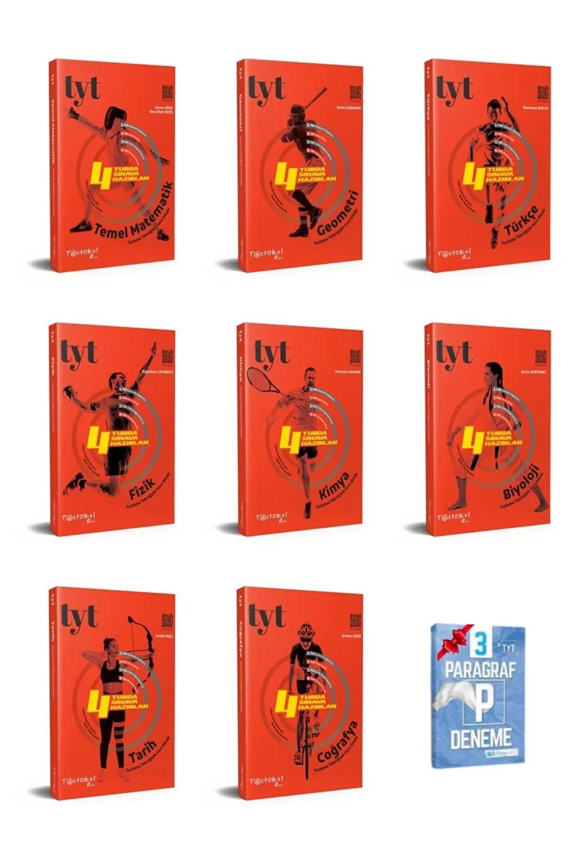 Turlama Tekniği İle TYT Soru Kitabı Seti ( 8 Kitap)