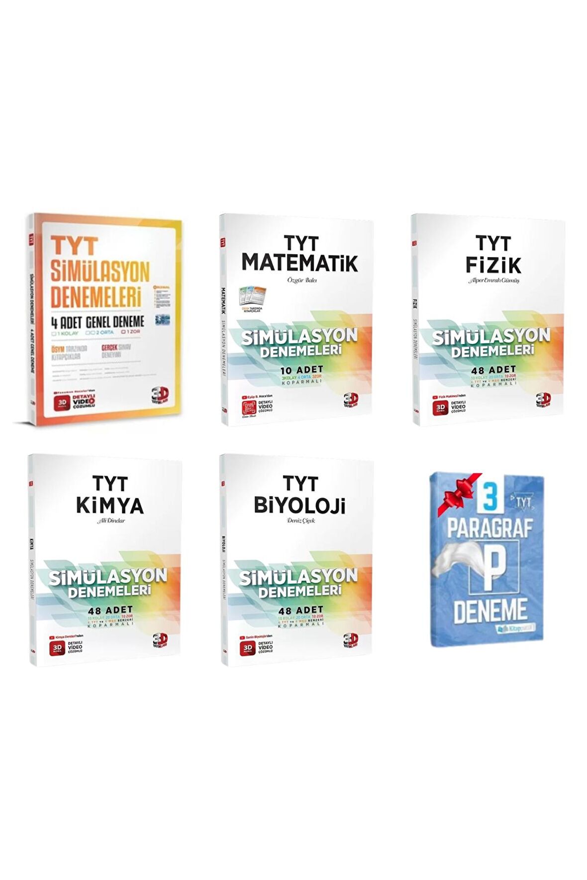 TYT Genel Matematik Fizik Kimya ve Biyoloji Simülasyon Deneme
