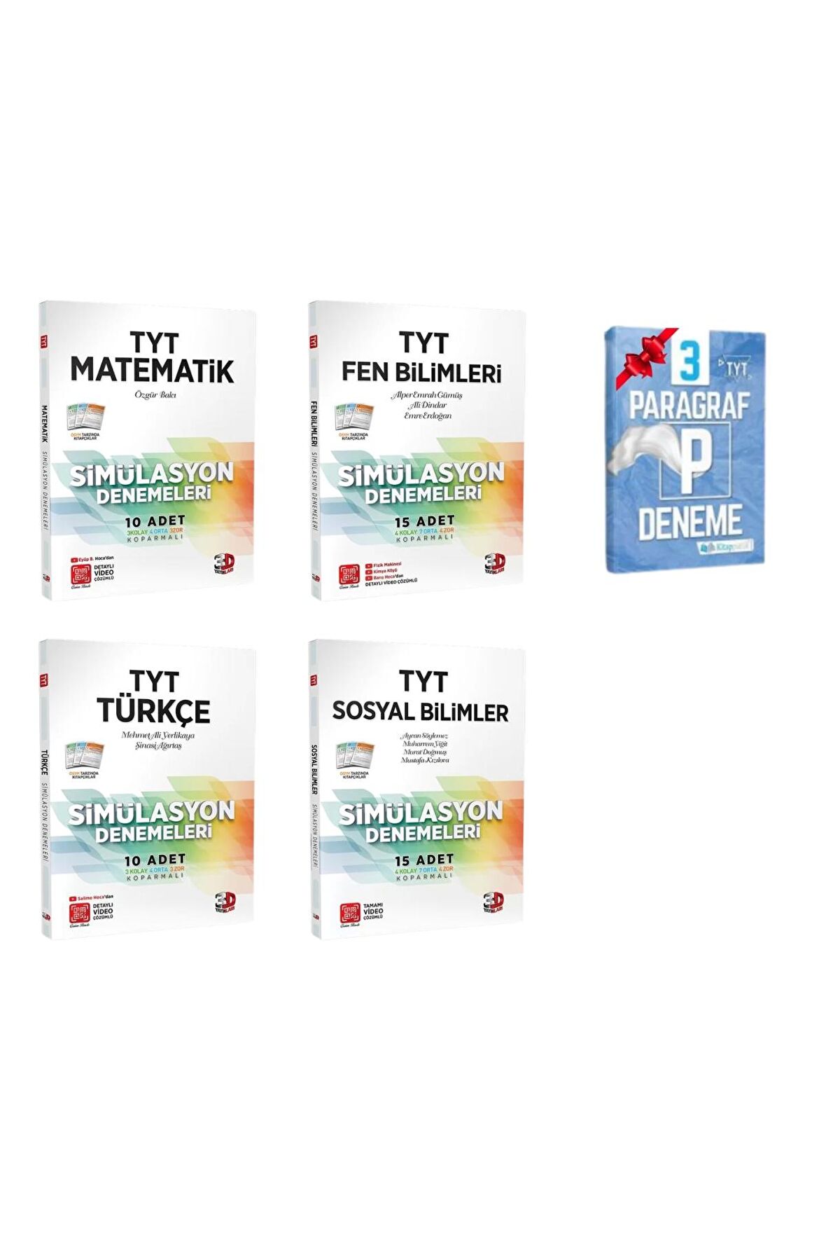 TYT Matematik Fen Türkçe ve Sosyal Bilgiler Simülasyon Deneme