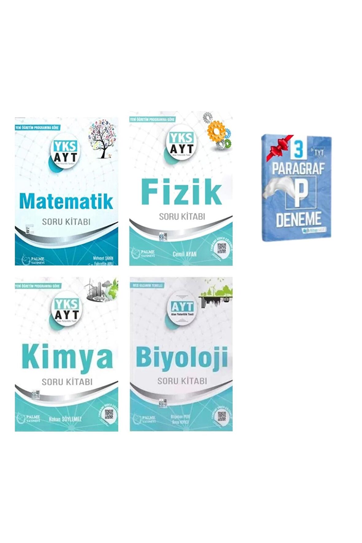 AYT Matematik Fizik Kimya ve Biyoloji Soru Kitabı Set