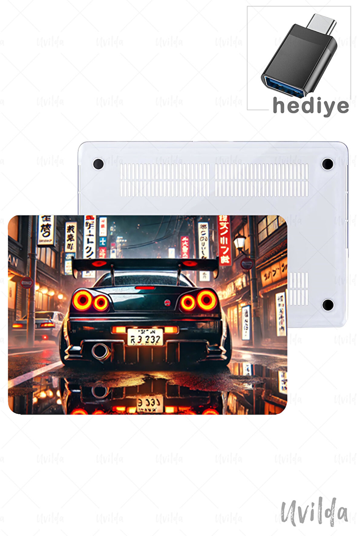 MacBook Pro 16 A2780 uyumlu Otomo-6 HD Ultra Msoft Neon Skyline R34