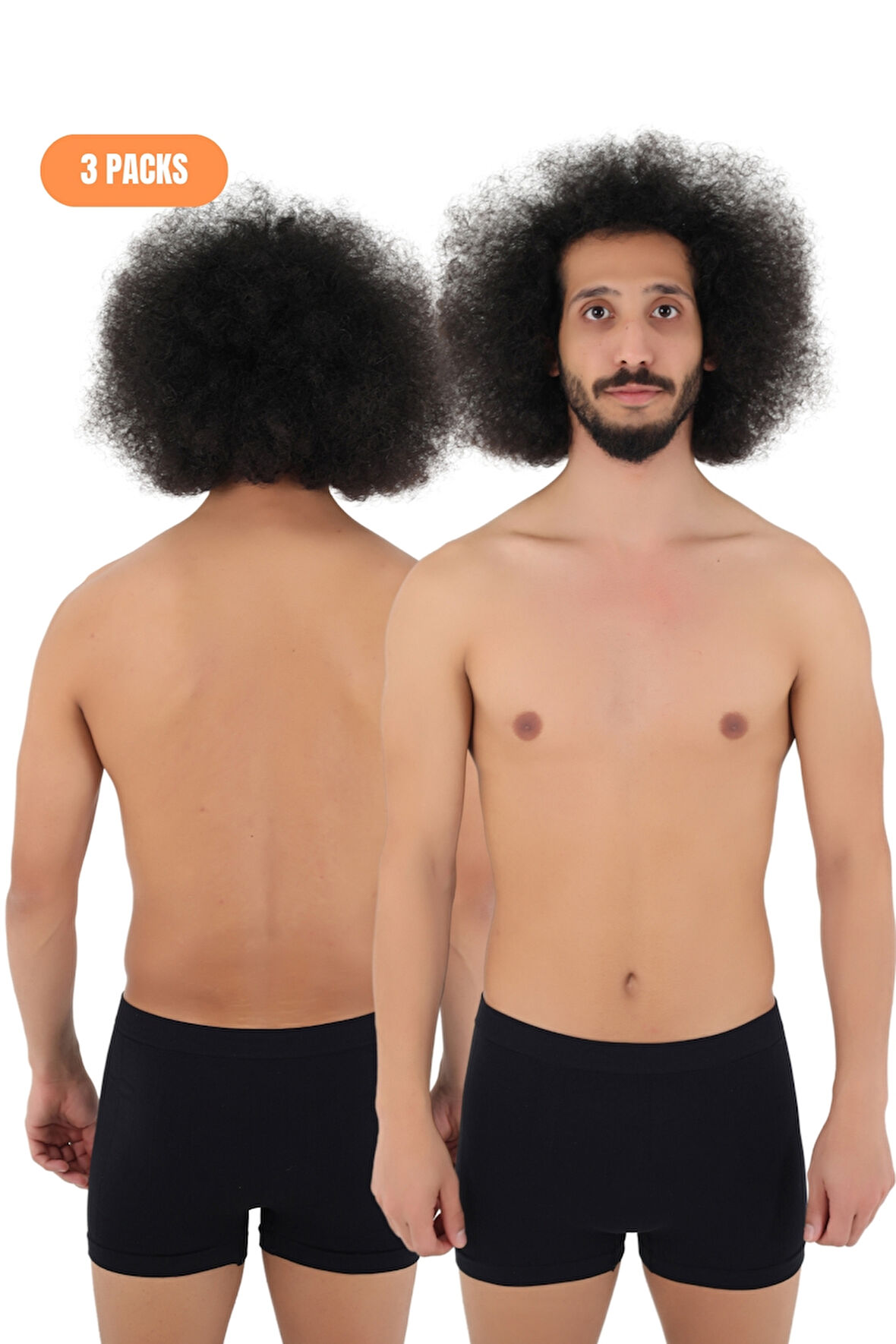 Erkek 3'lü Dikşsiz Mikro Fiber Boxer Seti – Rahat Bel Lastiği Likralı